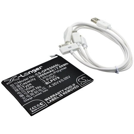 Bsc Preferred OPPO R5 R8107 R8109 Cosmetic Mirror Replacement Battery CS-CB025